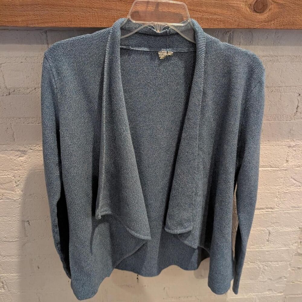 Women's Blue Knit Cardigan